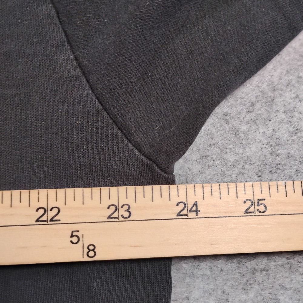 Vintage Fruit of the Loom Sunday River Maine Skiing Long Sleeve Shirt Black XL - Picture 7 of 12